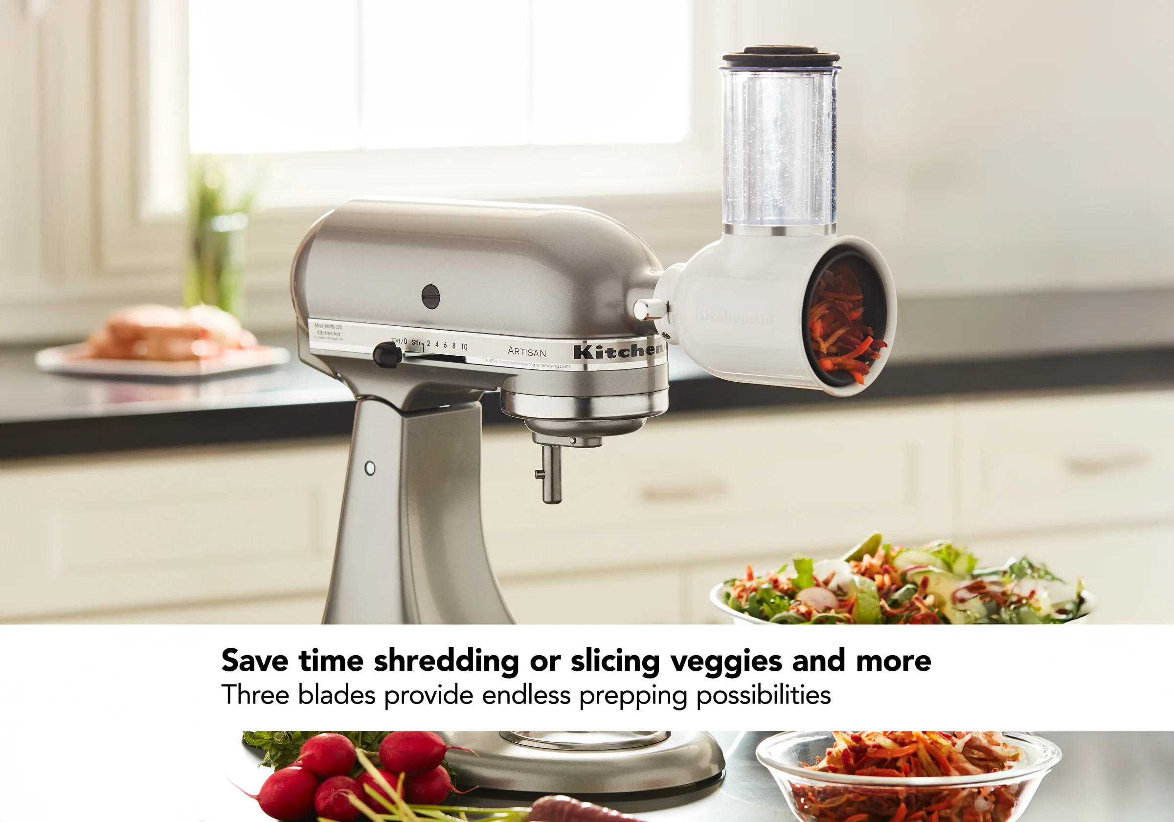 Fresh Prep Slicer & Shredder Attachment 5KSMVSA - Image 7