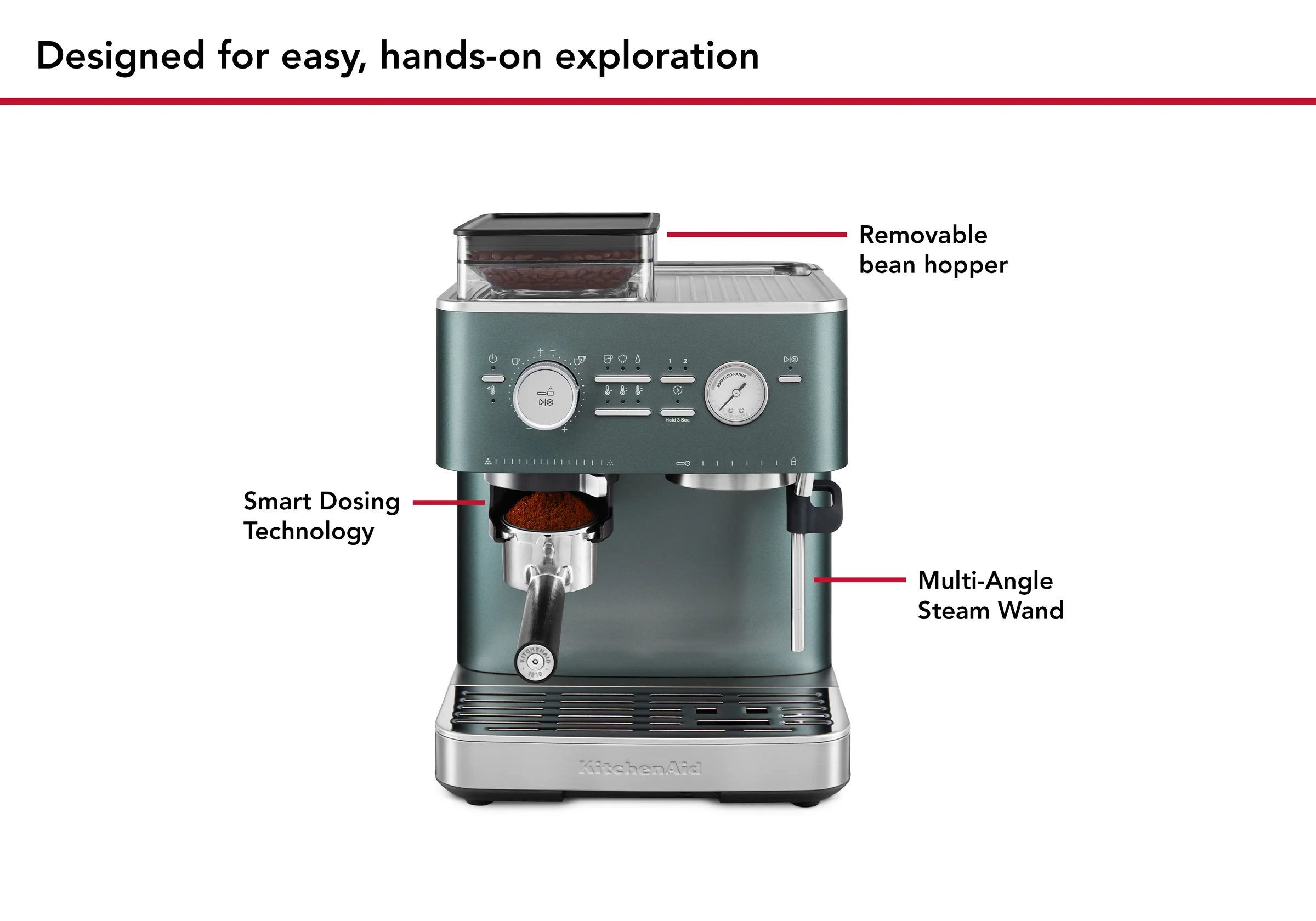 Semi Automatic Espresso Machine with Burr Grinder - Image 14