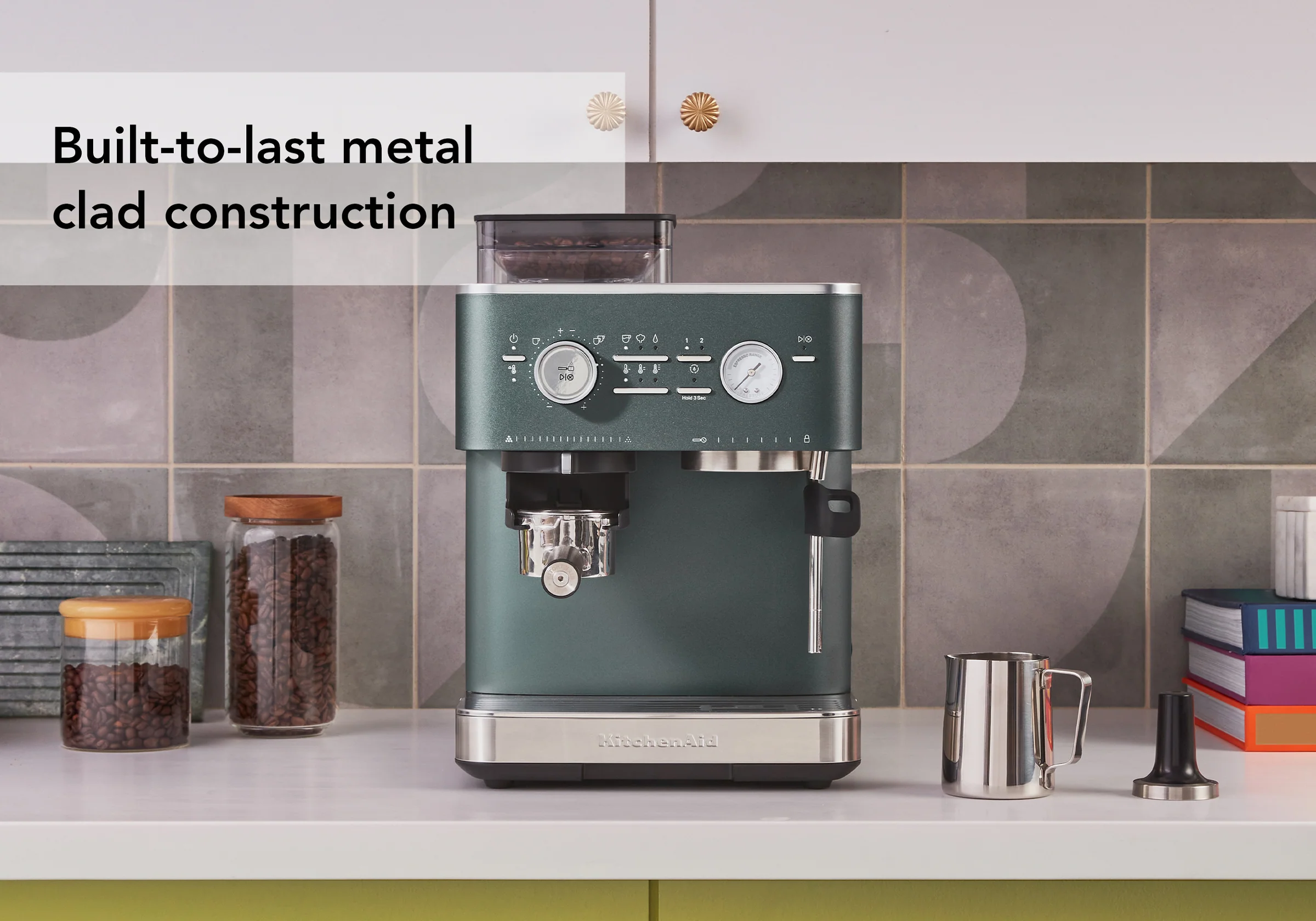 Semi Automatic Espresso Machine with Burr Grinder - Image 15