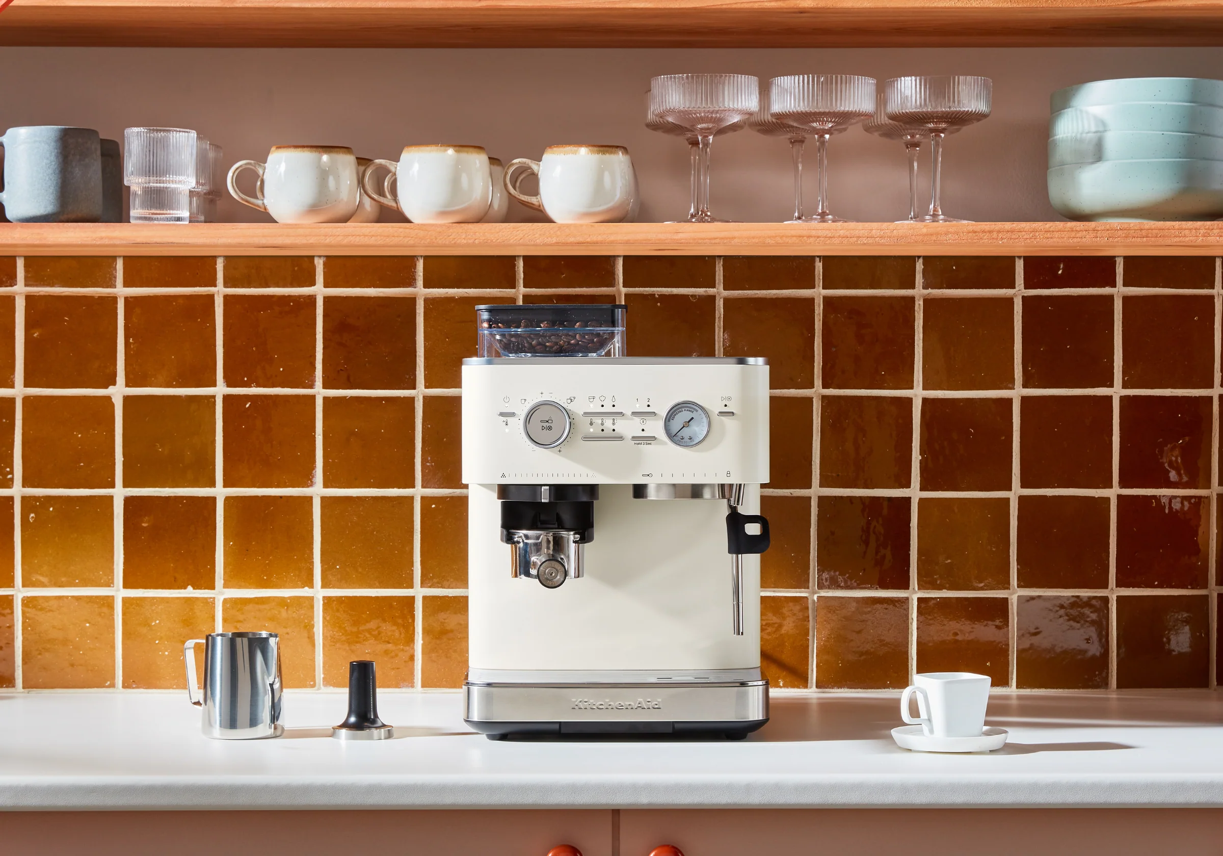 Semi Automatic Espresso Machine with Burr Grinder - Image 17