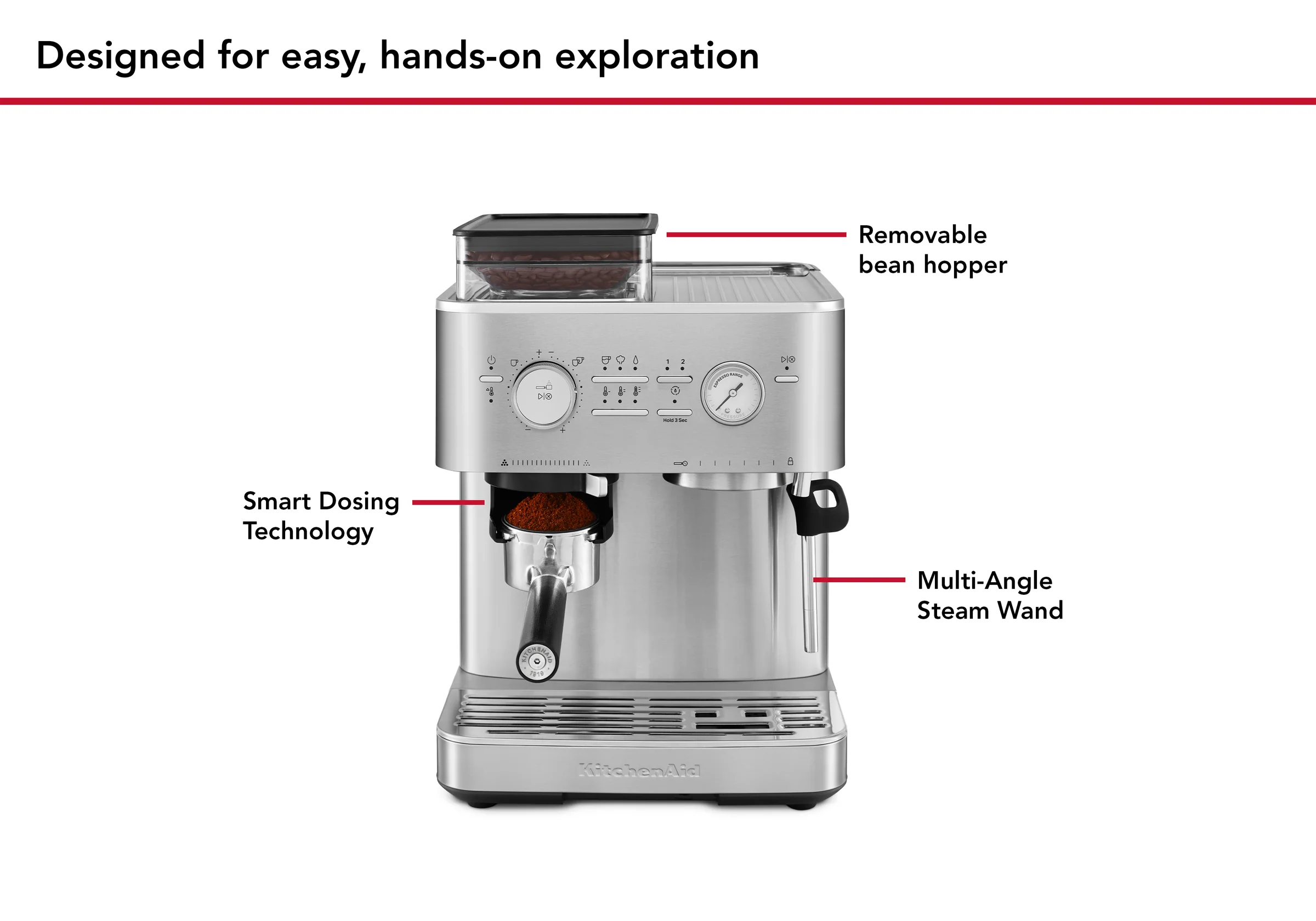 Semi Automatic Espresso Machine with Burr Grinder - Image 31