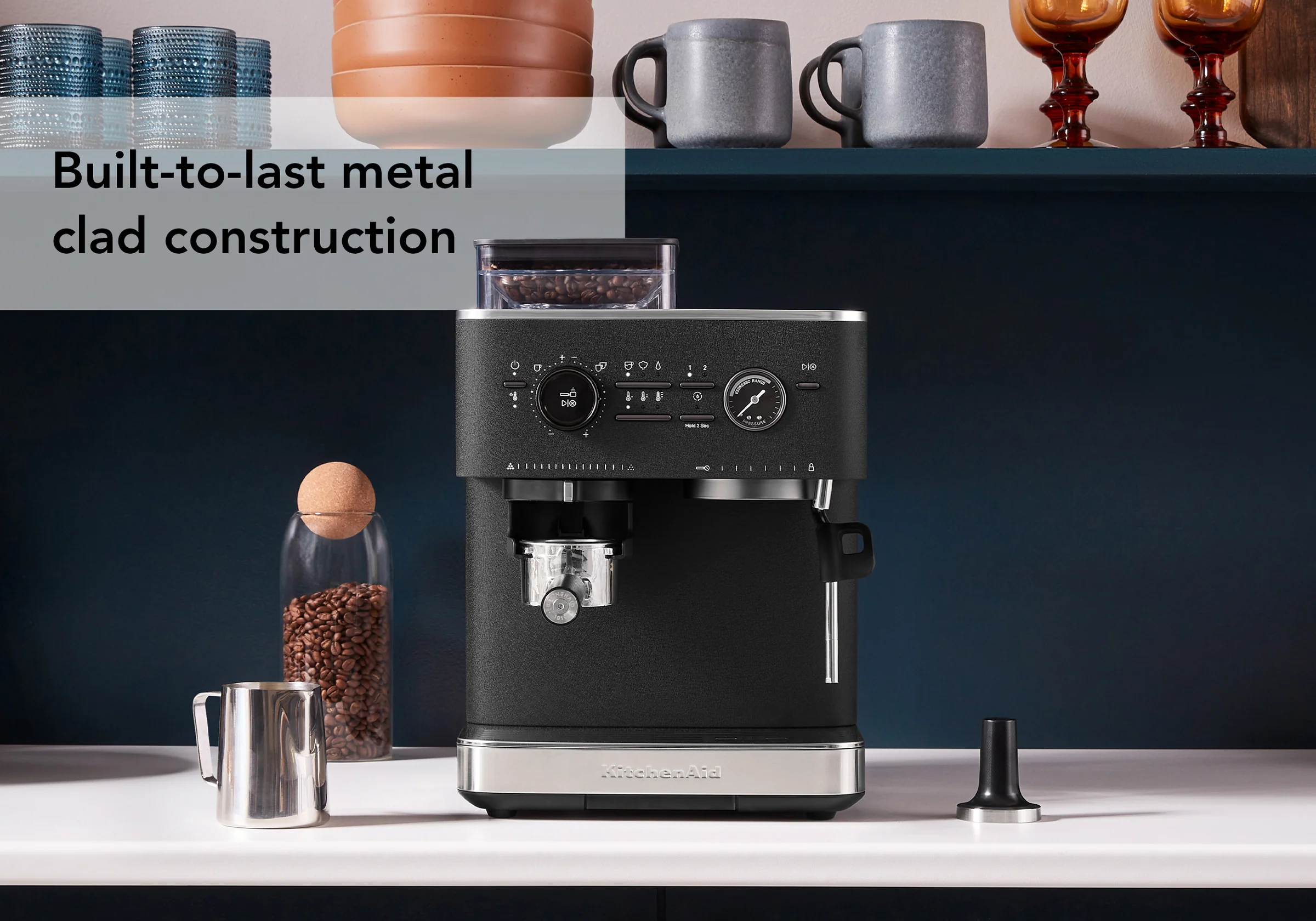 Semi Automatic Espresso Machine with Burr Grinder - Image 7