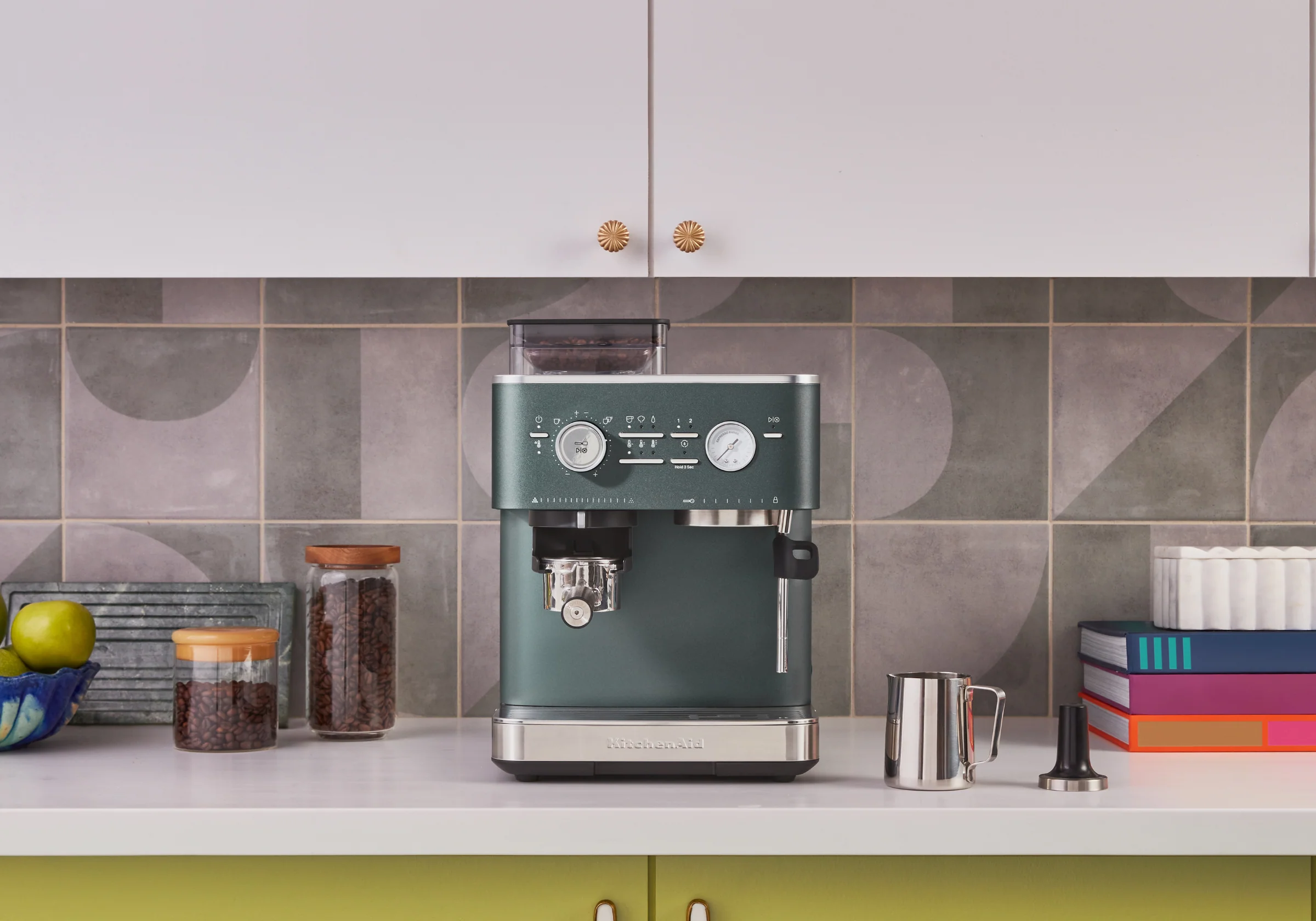 Semi Automatic Espresso Machine with Burr Grinder - Image 8