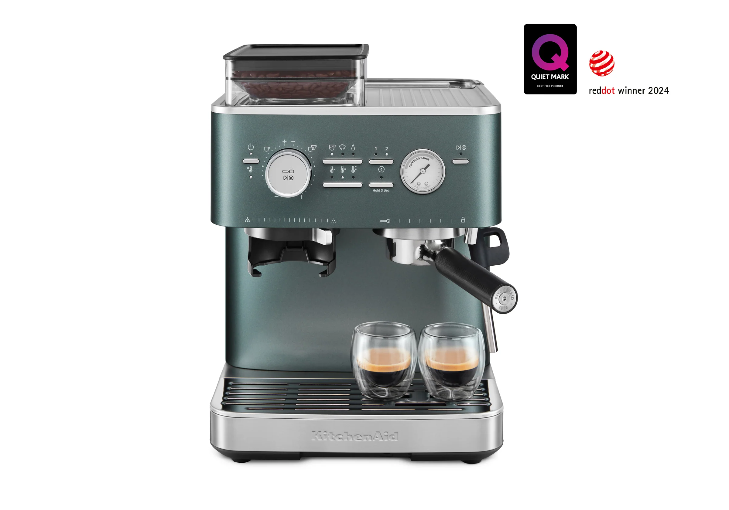 Semi Automatic Espresso Machine with Burr Grinder - Image 9
