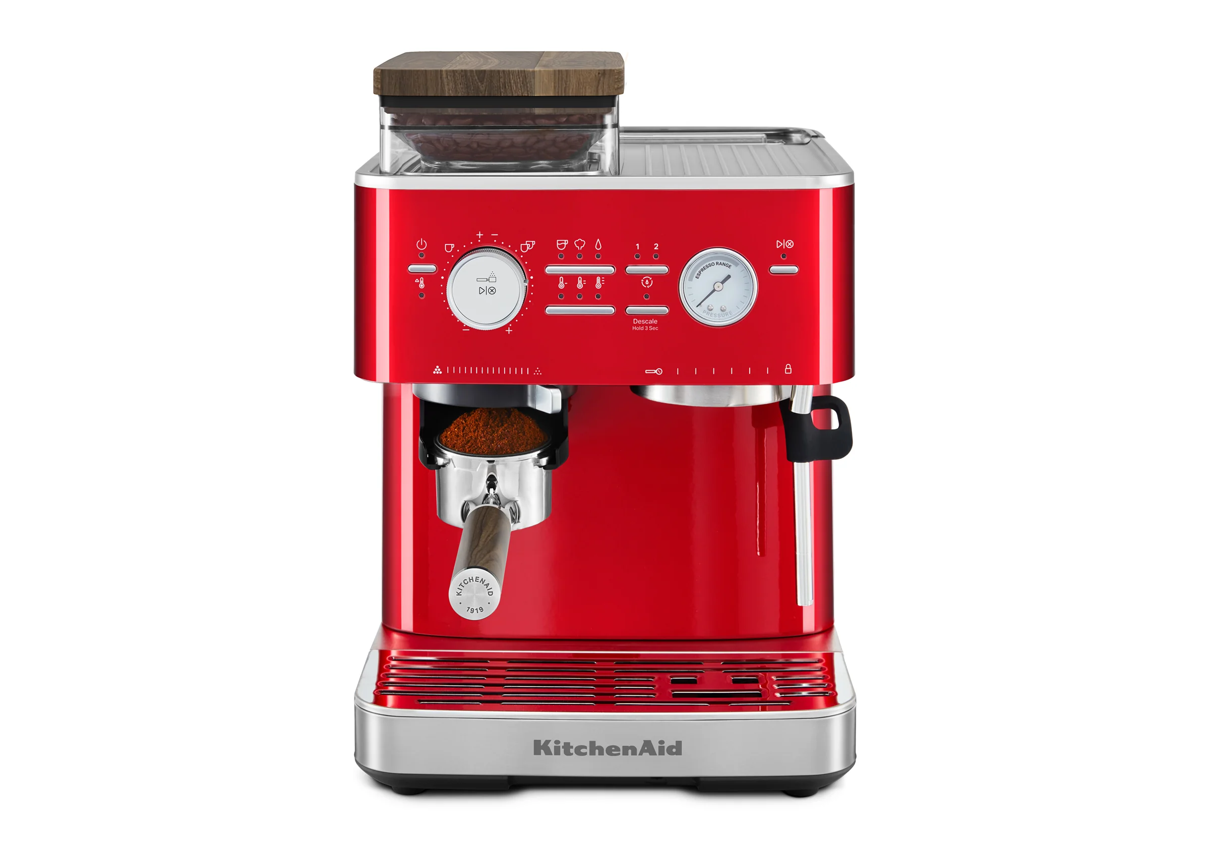 Semi Automatic Espresso Machine & Walnut Wood Accessories Bundle - Image 19