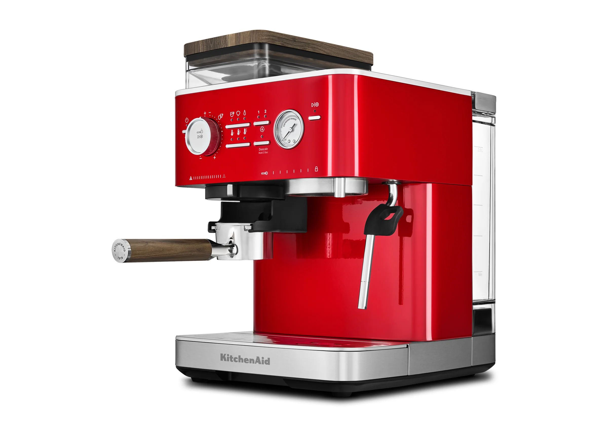 Semi Automatic Espresso Machine & Walnut Wood Accessories Bundle - Image 22