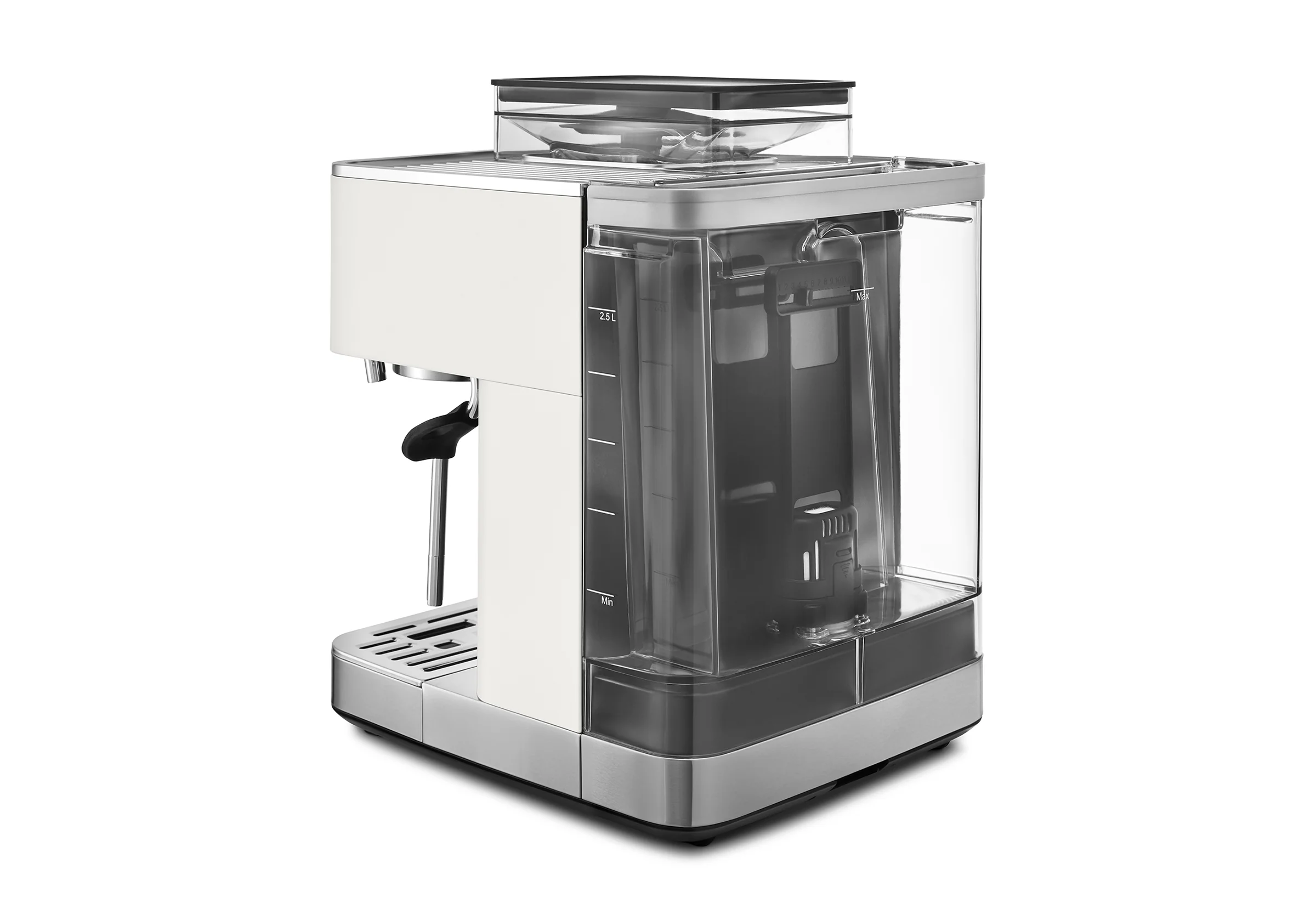 Semi Automatic Espresso Machine & Walnut Wood Accessories Bundle - Image 4